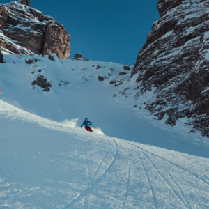 Tiefschneefahren lernen am Skitechnikkurs Tirol.