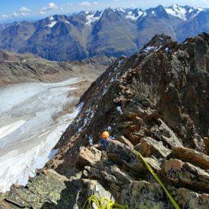 Mit Bergführer auf die Tiroler Wildspitze