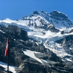 Jungfrau Nordostgrat von der kleinen Scheidegg
