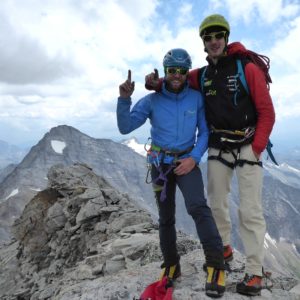 Gipfelglück mit Bergführer: am Fußstein
